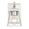 Z-Lite Lauren Wall Sconce, 1-Light, 5 In.W x 6.5 In.L x 8.5 In.H, Brushed Nickel/Clear 819-1S-BN - alternate 4